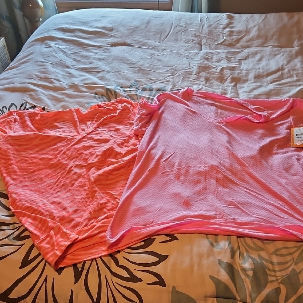 Pink and Coral Tops